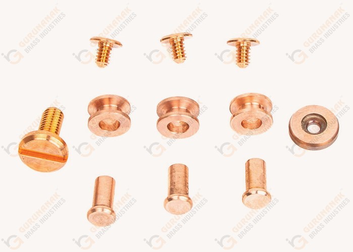 Rame / Kupfer Turned Components